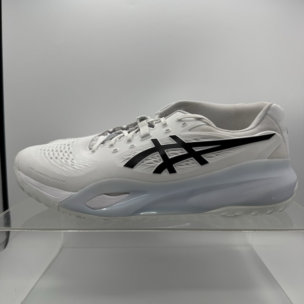 Asics Gel-Resolution X 1041A481 White Tennis Court Shoes Men's Size 13